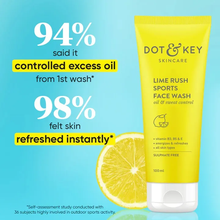 Dot and Key Lime Rush Sports Facewash 100ml