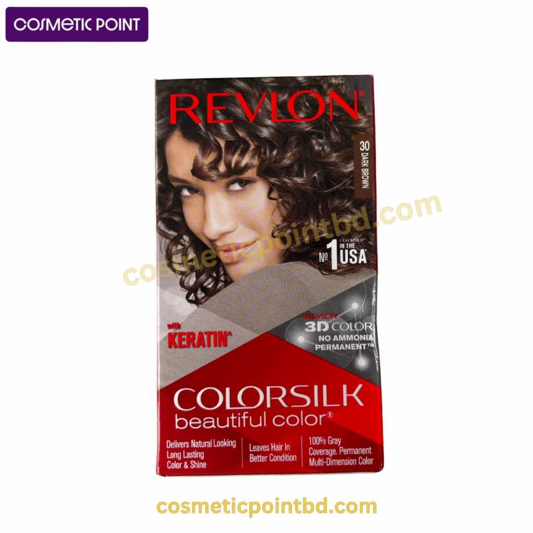 REVLON Colorsilk Hair Color Dark Brown  30(40ml+40ml+11.8ml)
