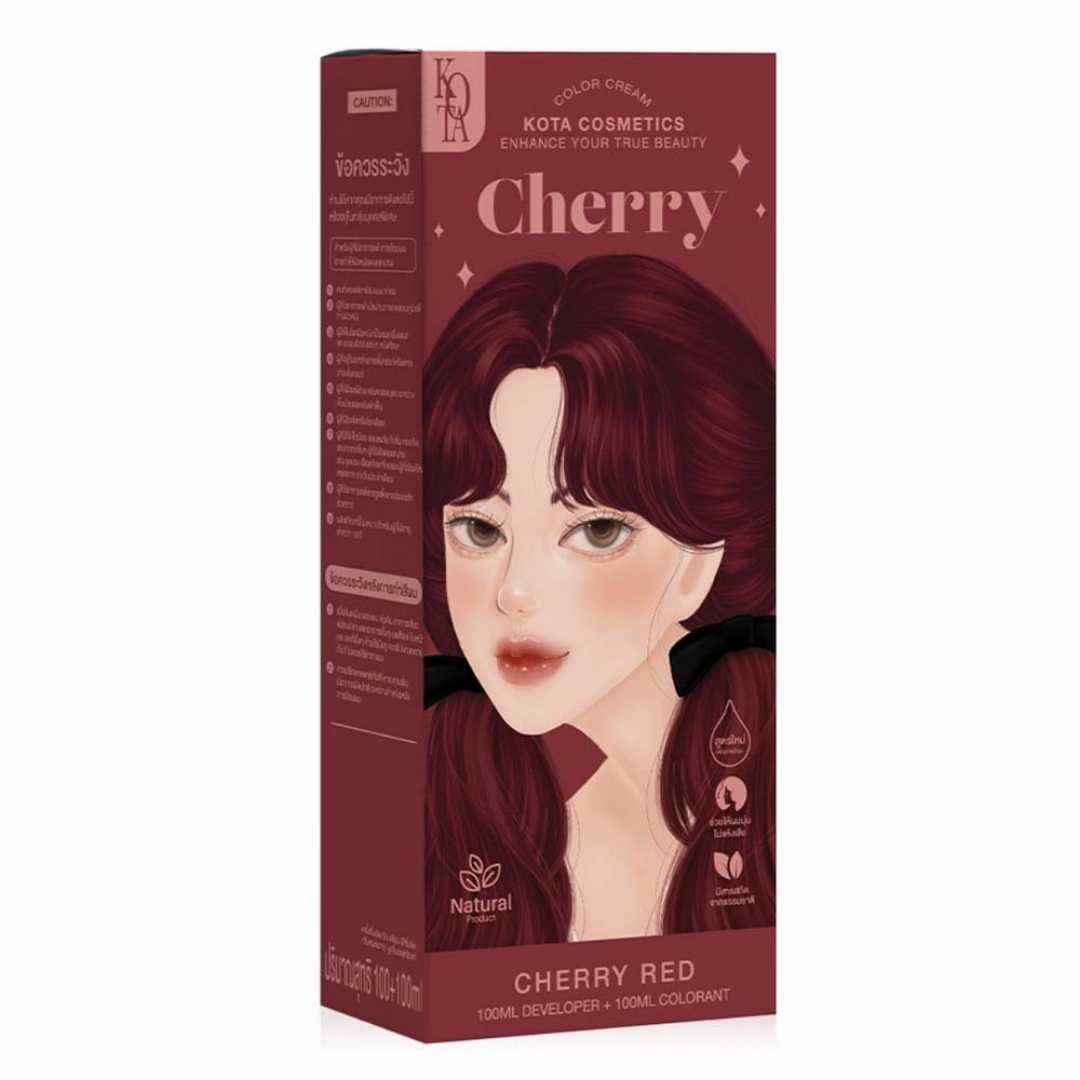 KOTA hair Color Cream Cherry Red