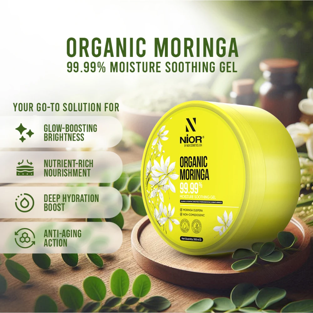 Nior Organic Moringa 99.99% Moisture Soothing Gel 300ml