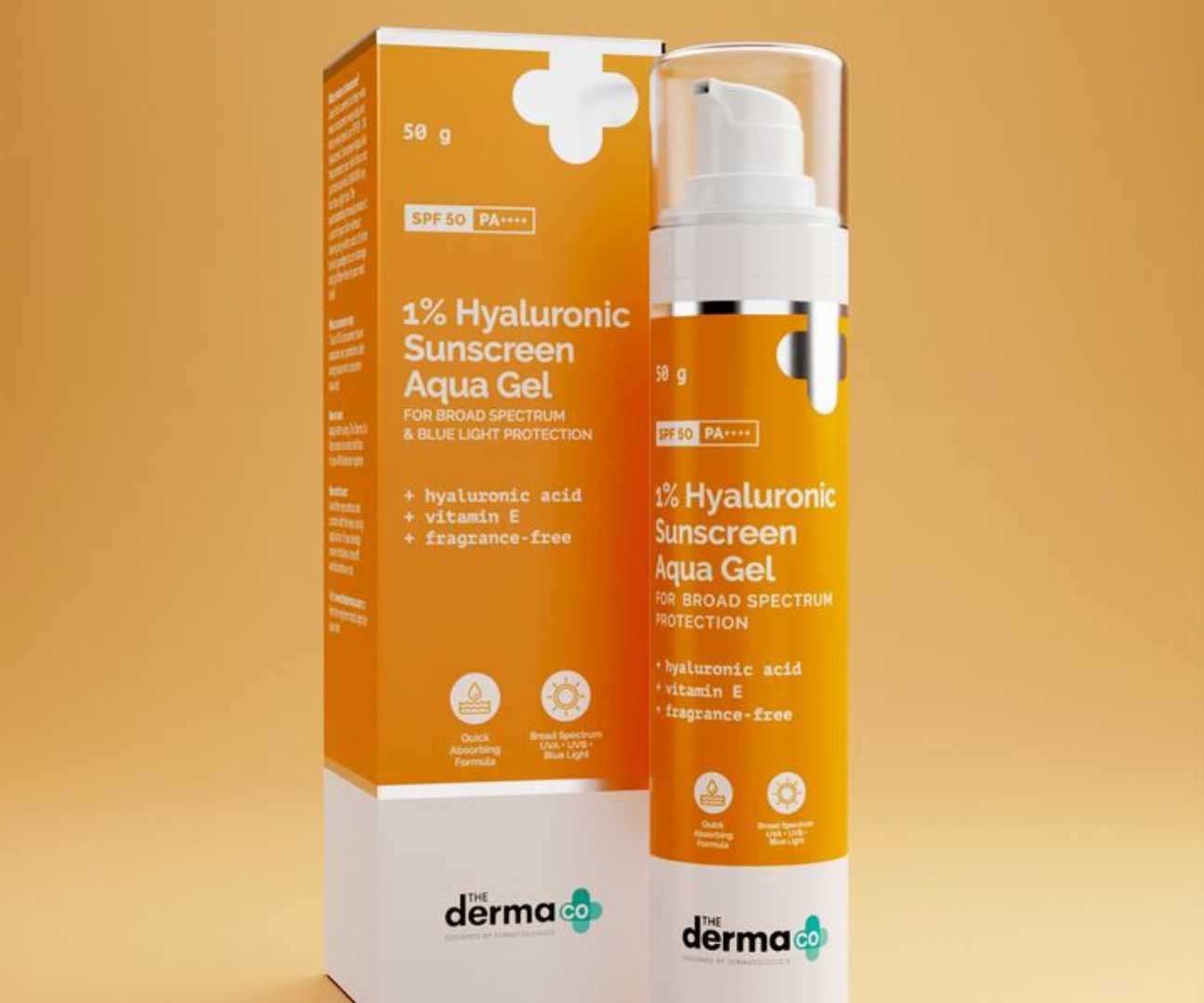 The Derma Co 1% Hyaluronic Sunscreen Aqua Gel - 50g