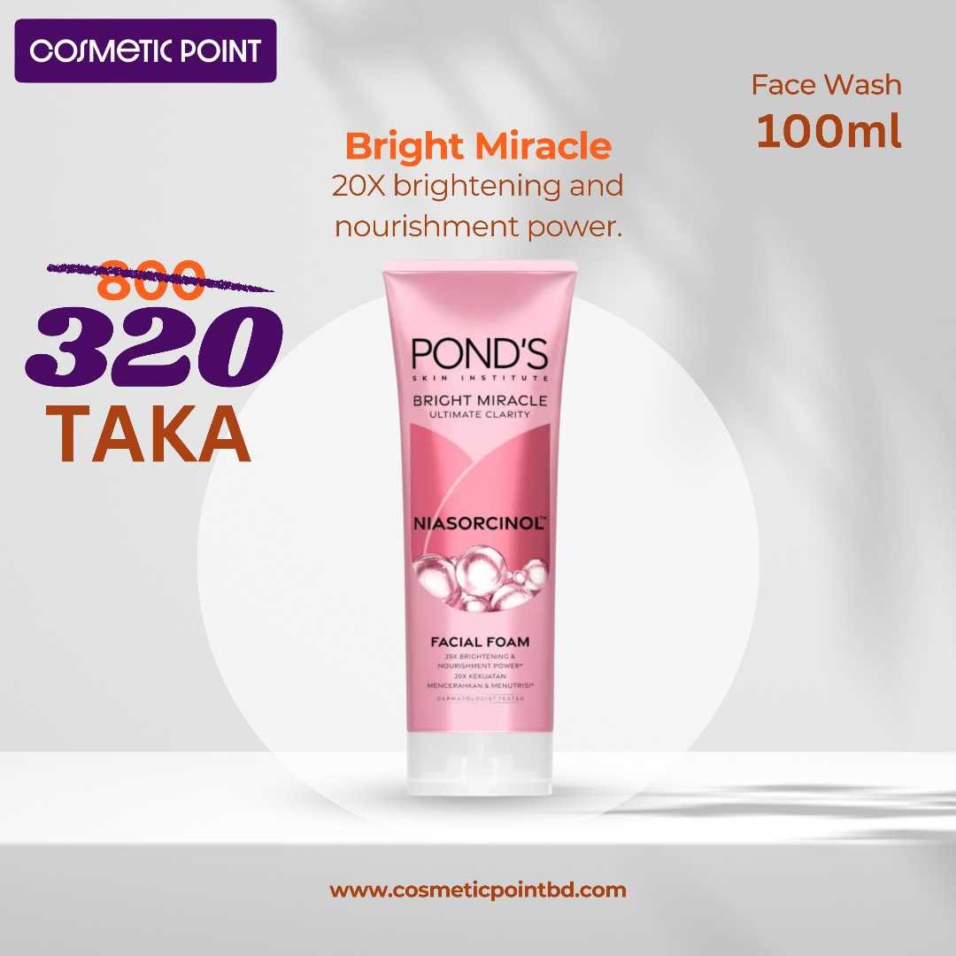 POND'S Bright Miracle Ultimate Clarity Facial Foam 100G