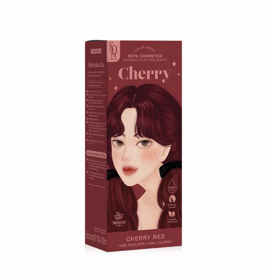 Kota Cosmetics Hair Color - Cherry Red 100ml
