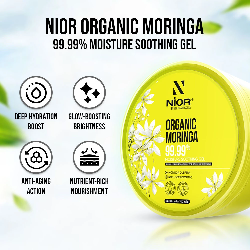 Nior Organic Moringa 99.99% Moisture Soothing Gel 300ml
