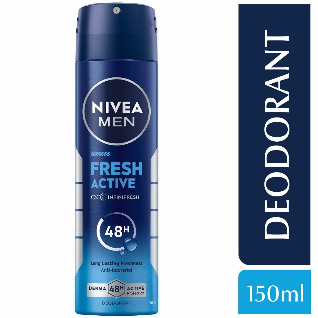 Nivea Men Body Spray Fresh Active (150ml)