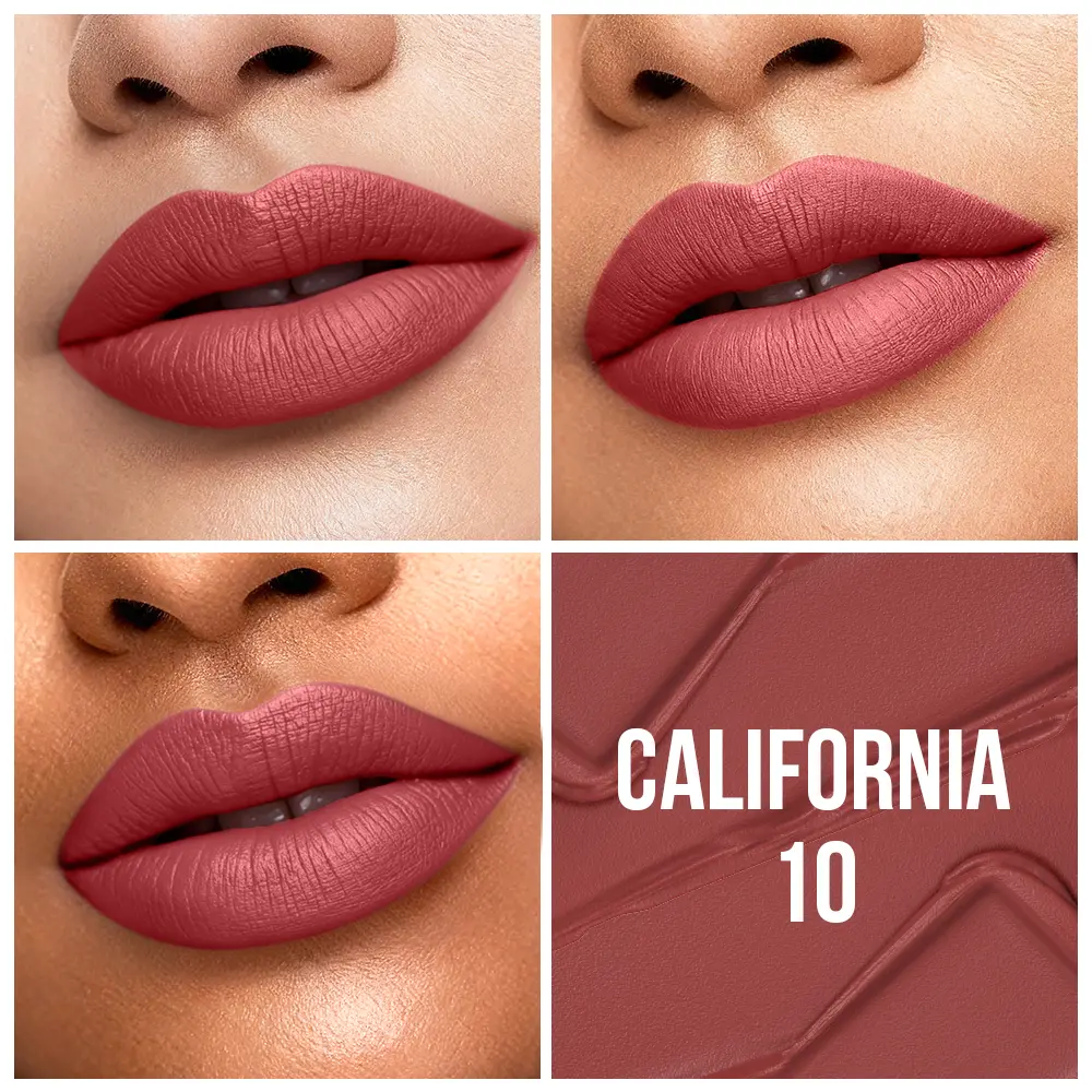 Red Carpet Liquid Matte Lip Color California 10