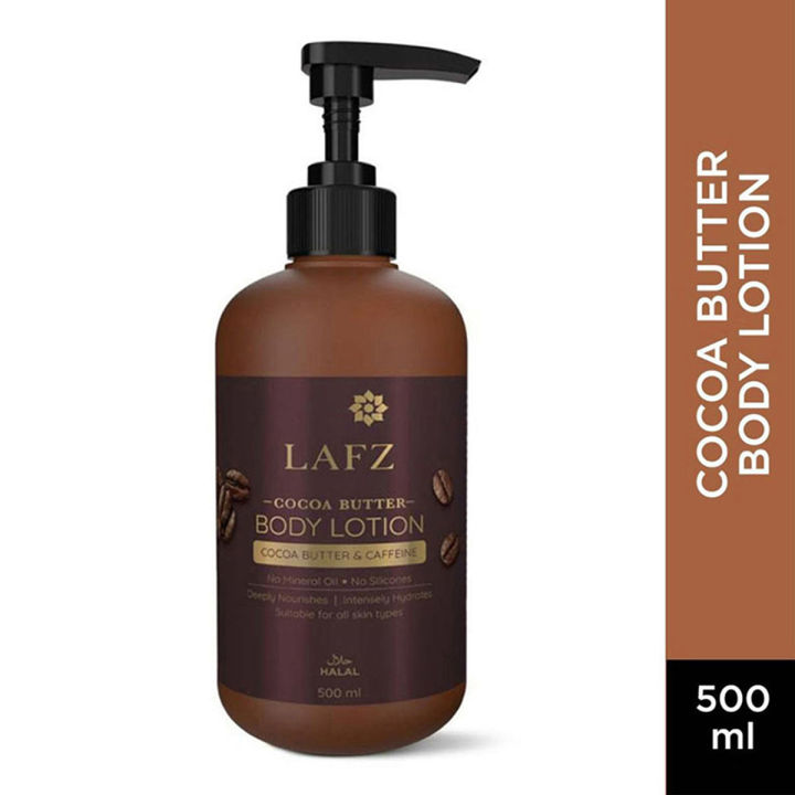 Lafz Halal Cocoa Butter Body Lotion 500ml