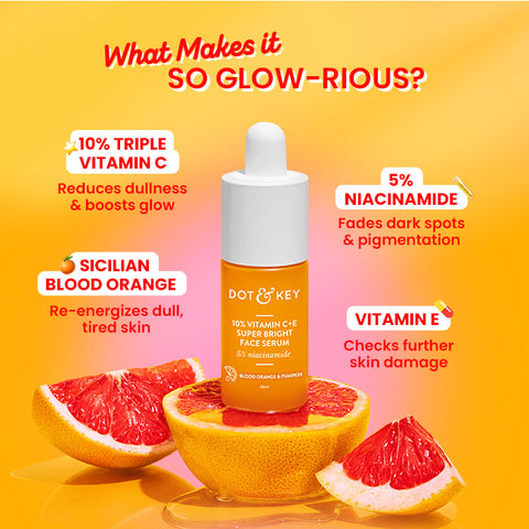 DOT & KEY 10% Vitamin C + E Serum with 5% Niacinamide 30ml
