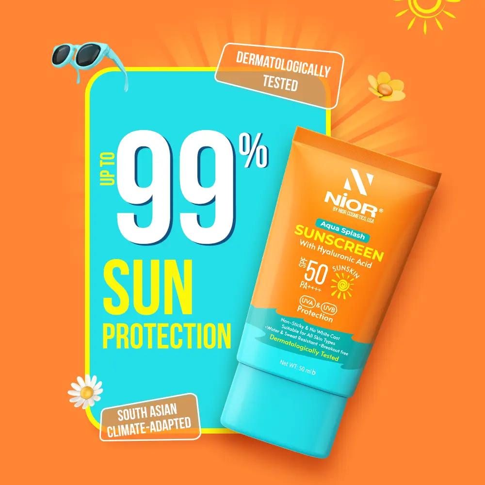 NIOR Aqua Splash Sunscreen SPF 50 PA++++ 50ml