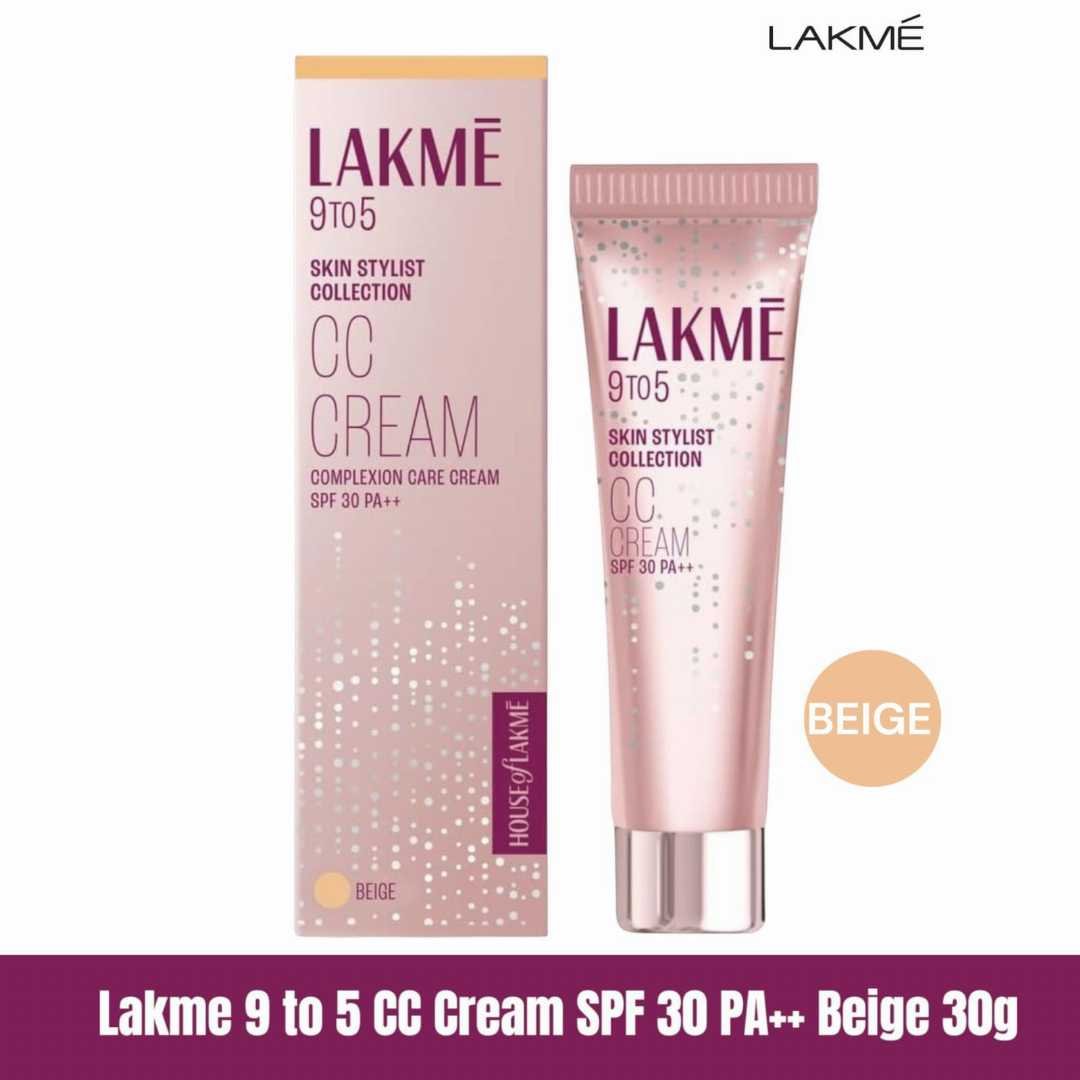 Lakme 9 to 5 CC Complexion Care Cream (Shade- 01 Beige)