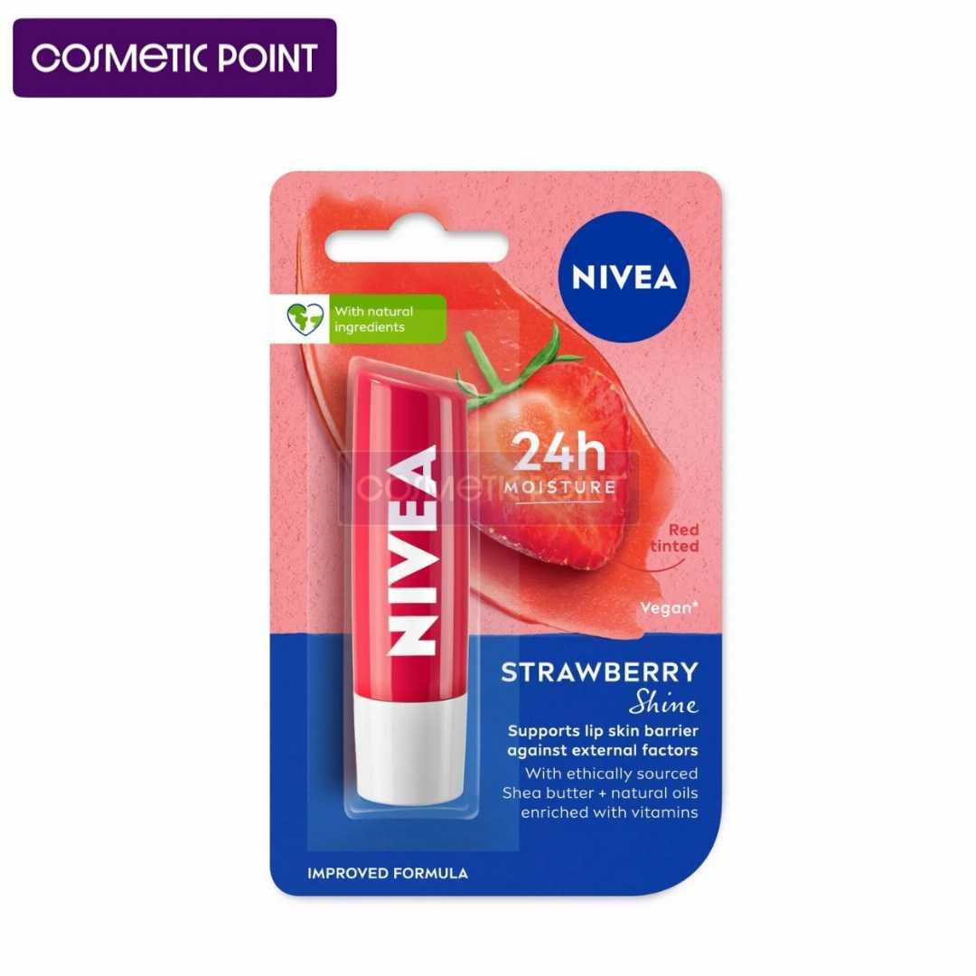 Nivea strawberry shine lip balm 4.8g