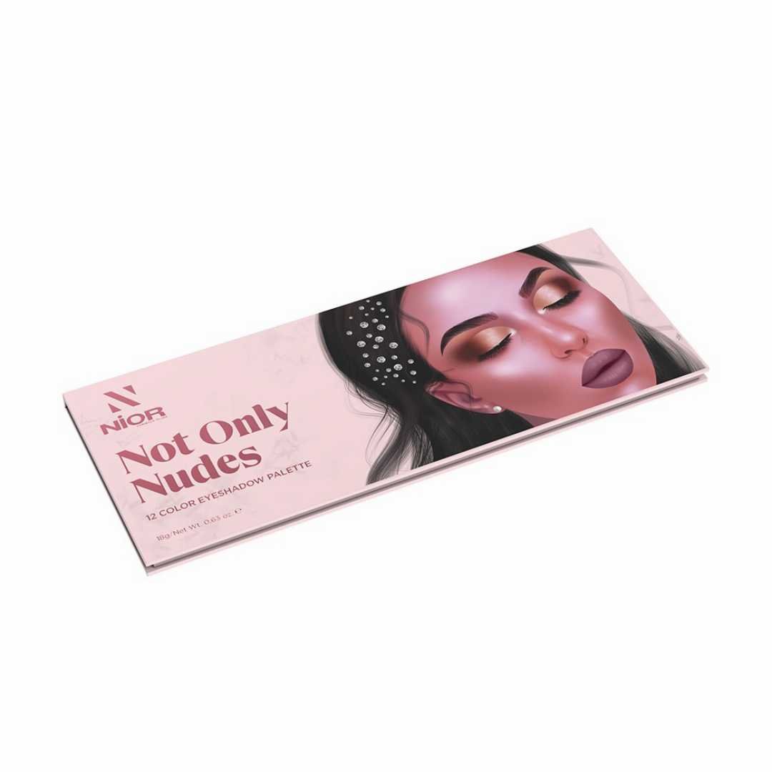 NIOR Not Only Nudes 12 color Eyeshadow palette 18g
