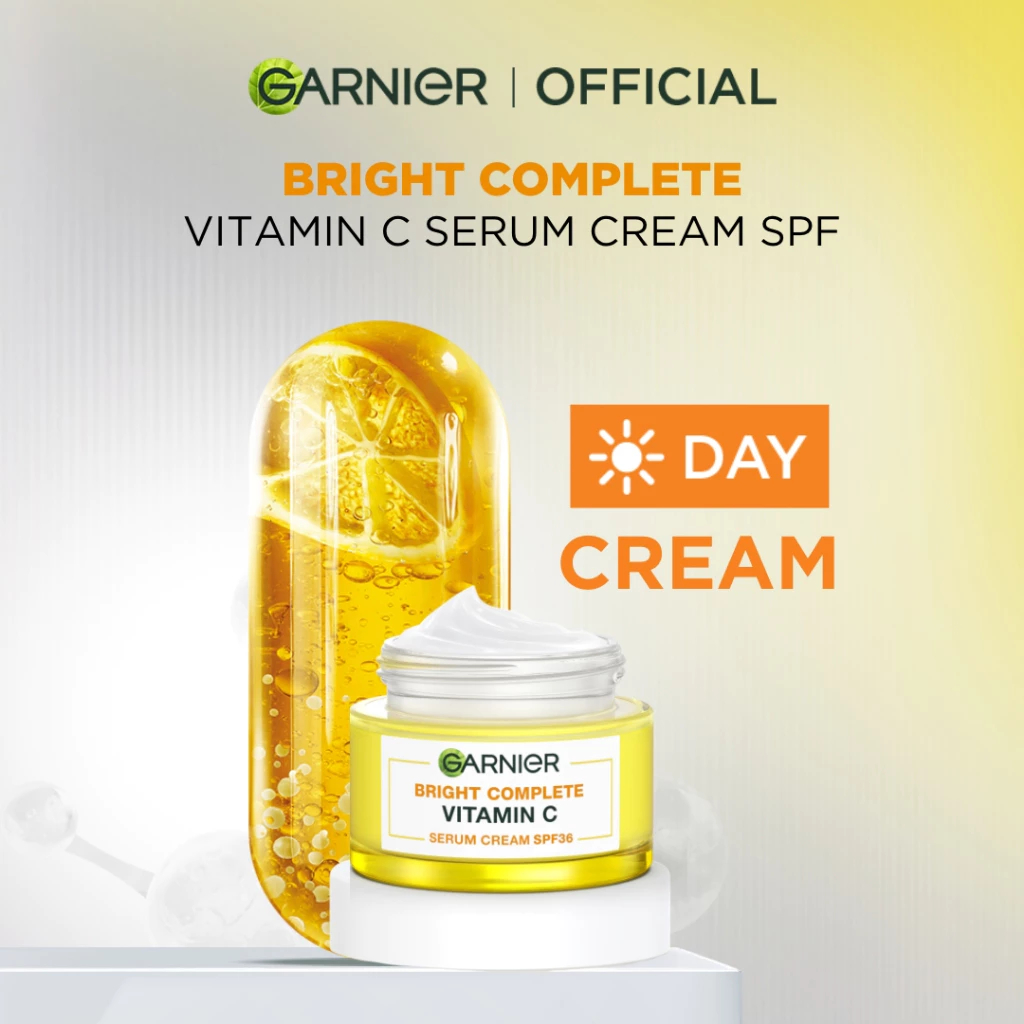 Garnier Bright Complete Vitamin C Serum Cream, 23g
