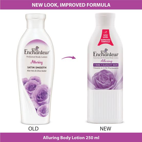 Enchanteur Alluring Satin Smooth Perfumed Body Lotion with Aloe Vera & Olive Butter 250ml