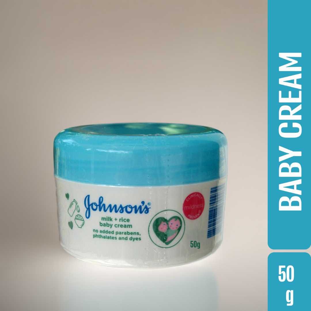 Johnson's Baby Milk+Rice baby Cream 50 gm