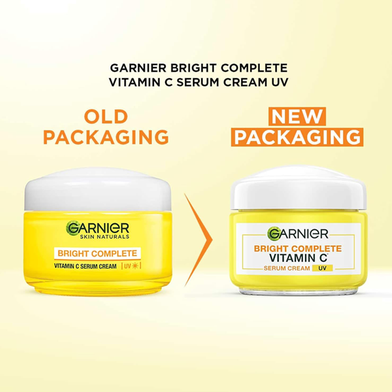 Garnier Bright Complete Vitamin C Serum Cream, 45g