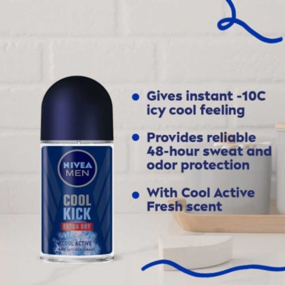 Nivea Men Roll On Cool Kick (50ml)