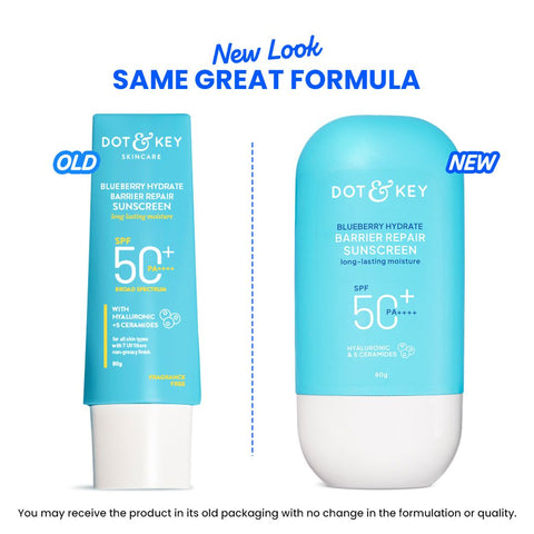 DOT & KEY Blueberry Hydrate Barrier Repair Sunscreen SPF 50+ PA++++ – 80g